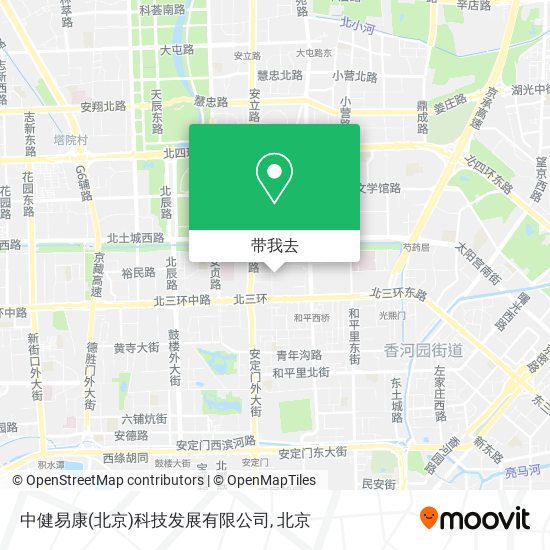 中健易康(北京)科技发展有限公司地图