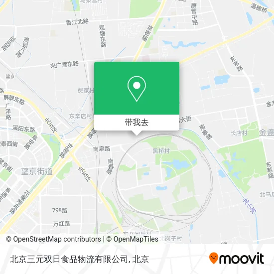 北京三元双日食品物流有限公司地图