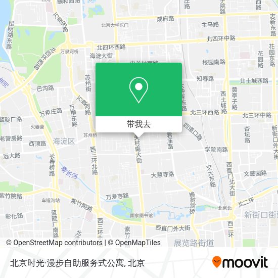 北京时光·漫步自助服务式公寓地图