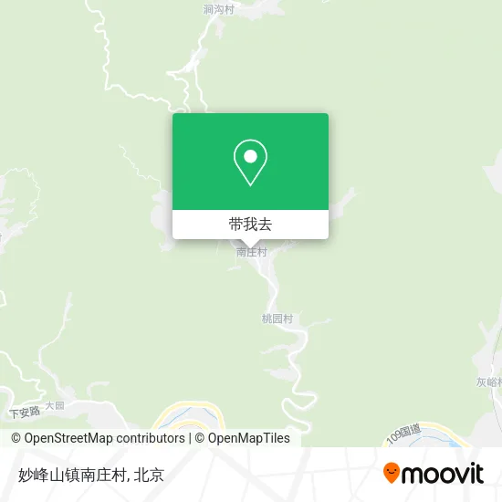 妙峰山镇南庄村地图