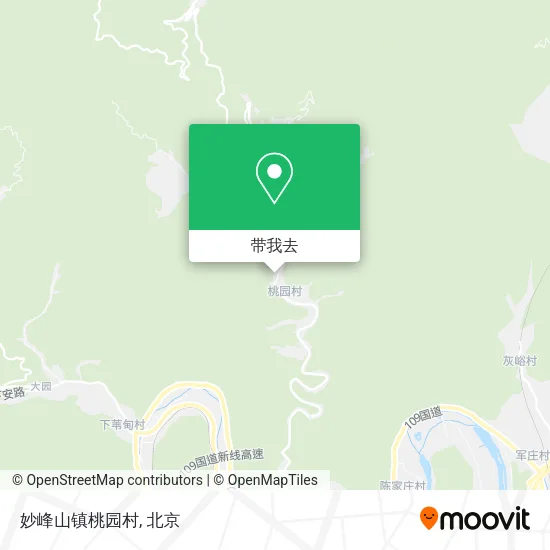 妙峰山镇桃园村地图