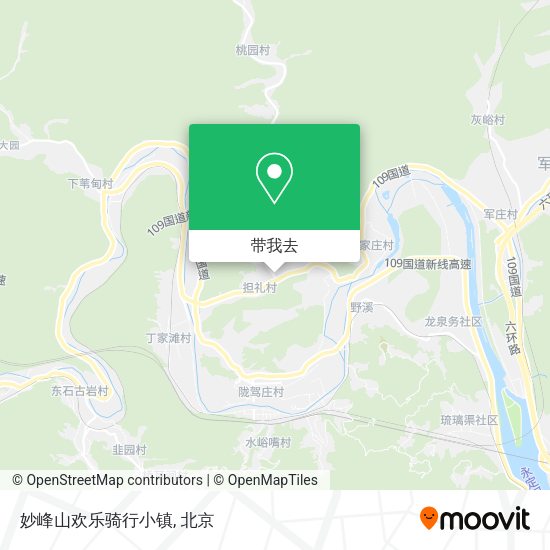 妙峰山欢乐骑行小镇地图