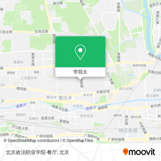 北京政法职业学院-餐厅地图