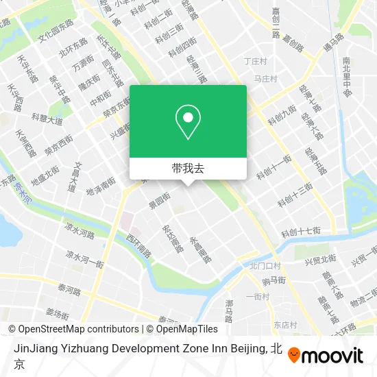 JinJiang Yizhuang Development Zone Inn Beijing地图