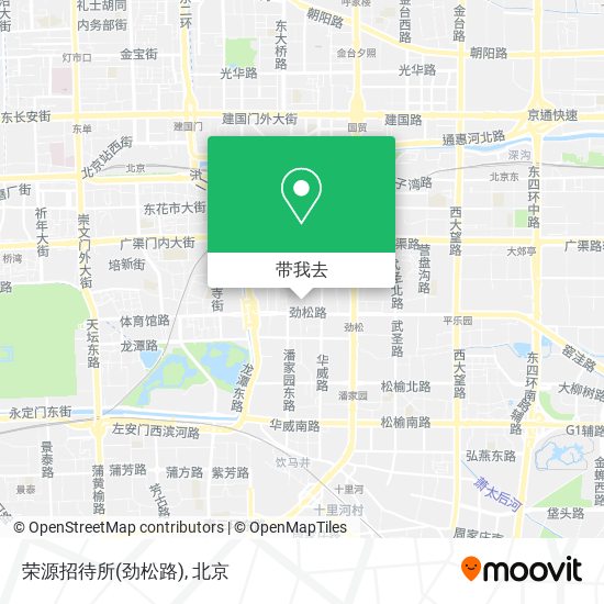 荣源招待所(劲松路)地图