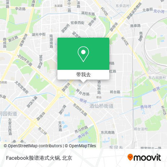 Facebook脸谱港式火锅地图