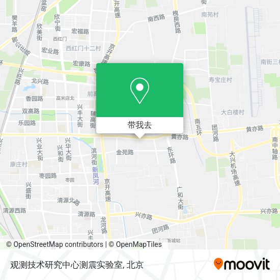 观测技术研究中心测震实验室地图