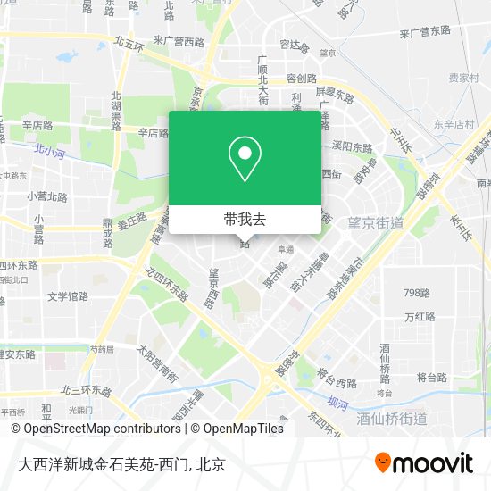 大西洋新城金石美苑-西门地图
