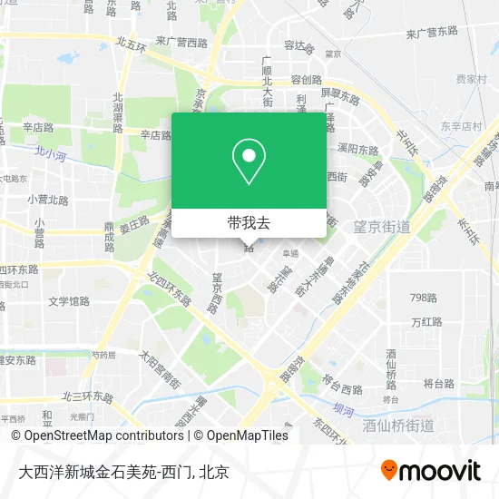 大西洋新城金石美苑-西门地图