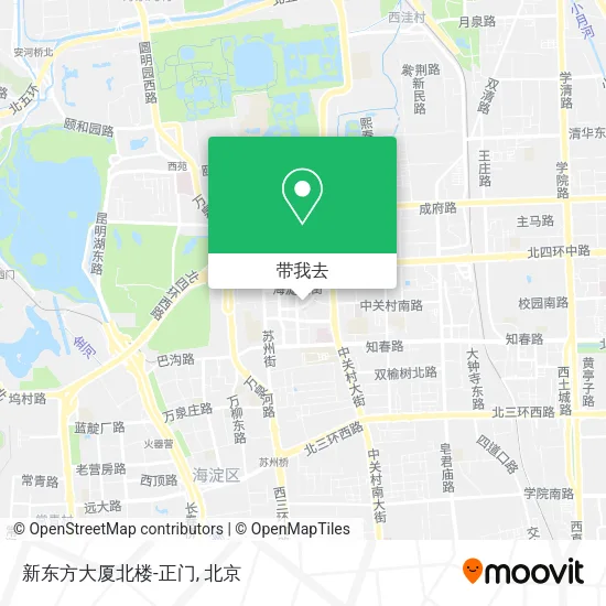 新东方大厦北楼-正门地图