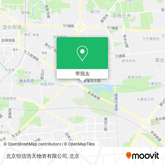 北京恒信浩天物资有限公司地图