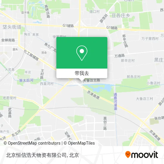北京恒信浩天物资有限公司地图
