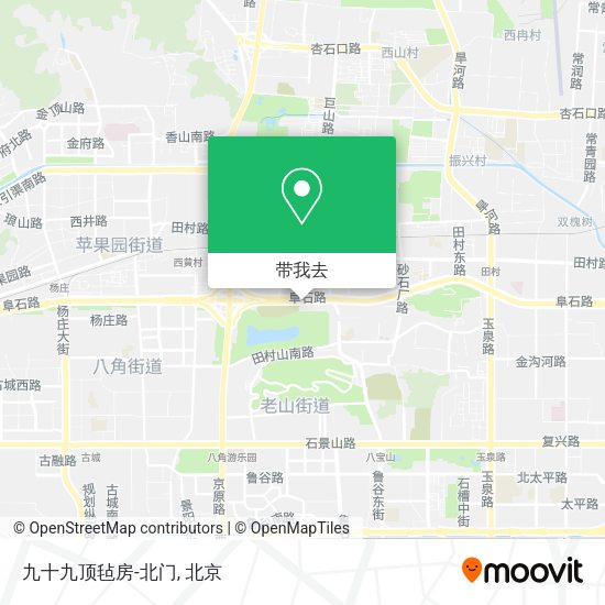 九十九顶毡房-北门地图