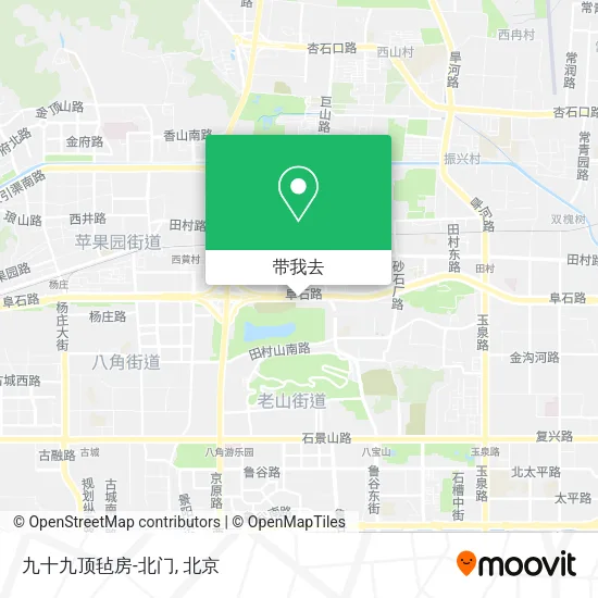 九十九顶毡房-北门地图