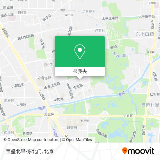 宝盛北里-东北门地图