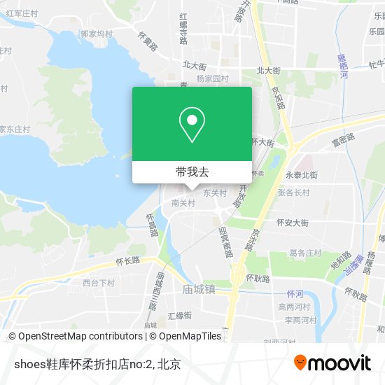 shoes鞋库怀柔折扣店no:2地图