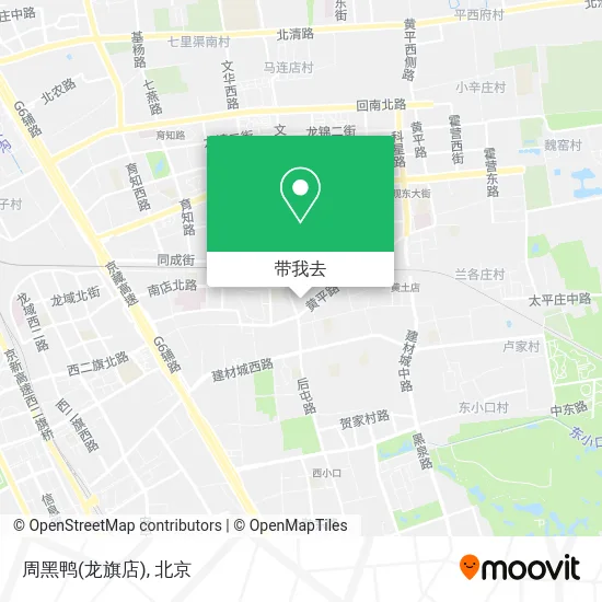 周黑鸭(龙旗店)地图