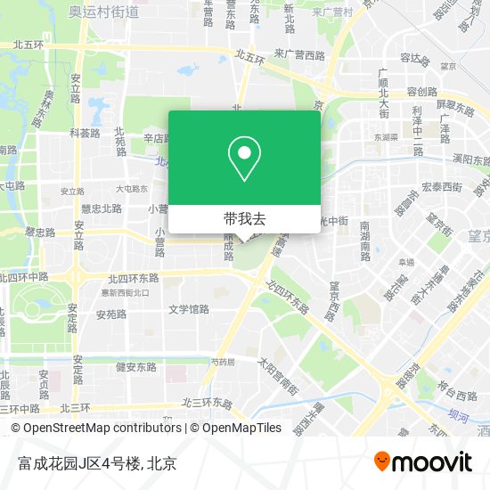 富成花园J区4号楼地图