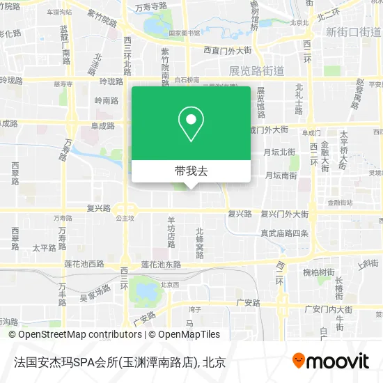 法国安杰玛SPA会所(玉渊潭南路店)地图