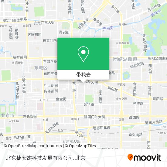 北京捷安杰科技发展有限公司地图