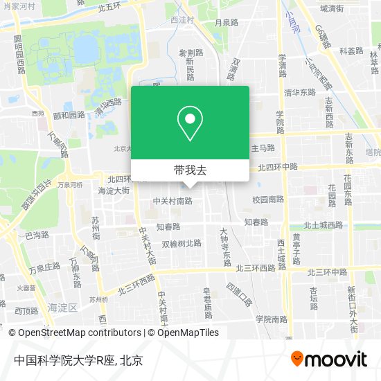 中国科学院大学R座地图