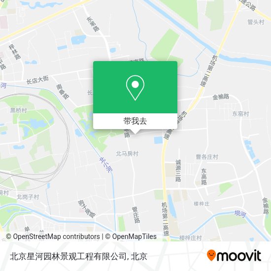 北京星河园林景观工程有限公司地图