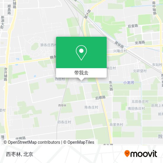 西枣林地图