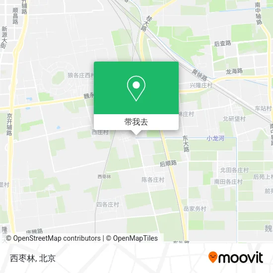 西枣林地图