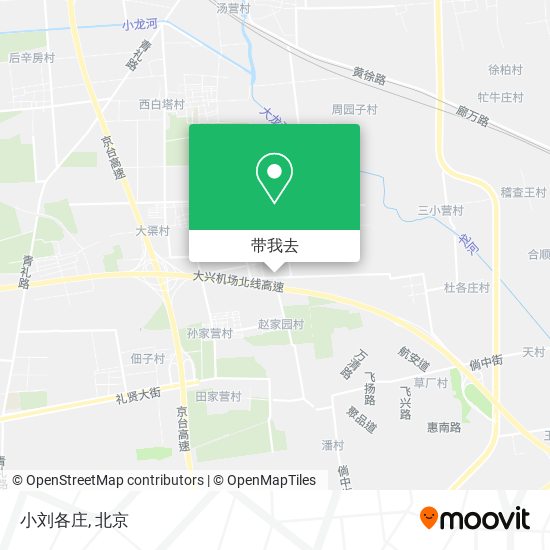 小刘各庄地图