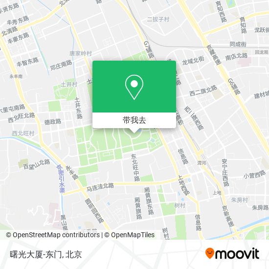 曙光大厦-东门地图