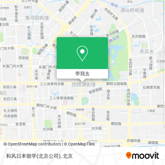 和风日本留学(北京公司)地图