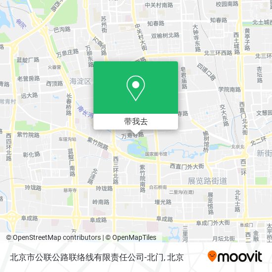 北京市公联公路联络线有限责任公司-北门地图