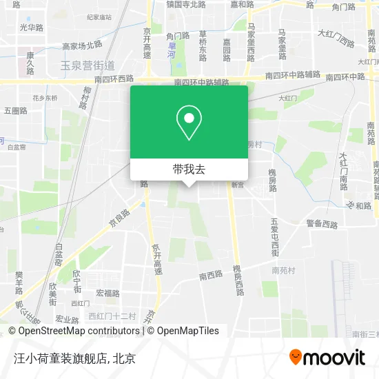 汪小荷童装旗舰店地图