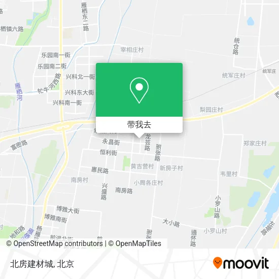 北房建材城地图
