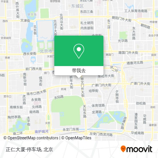 正仁大厦-停车场地图