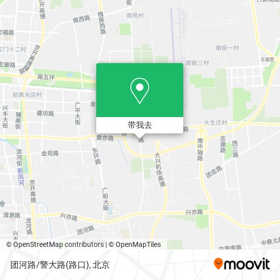 团河路/警大路(路口)地图