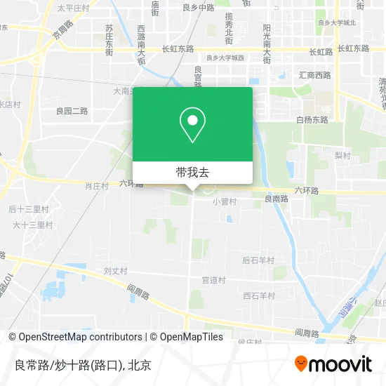 良常路/炒十路(路口)地图