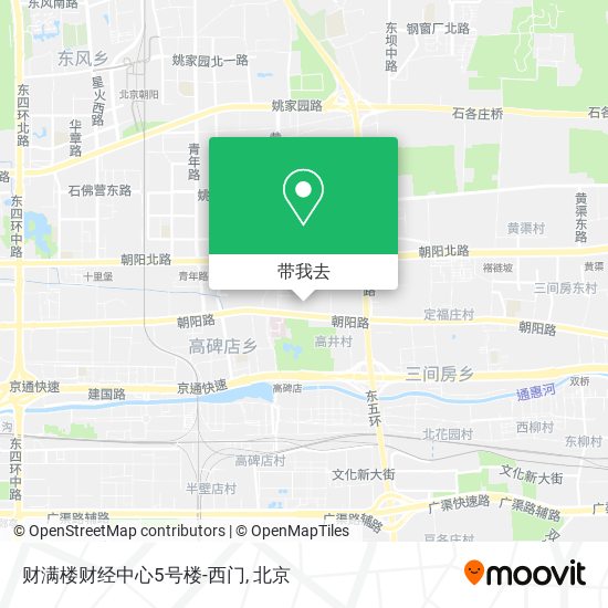财满楼财经中心5号楼-西门地图