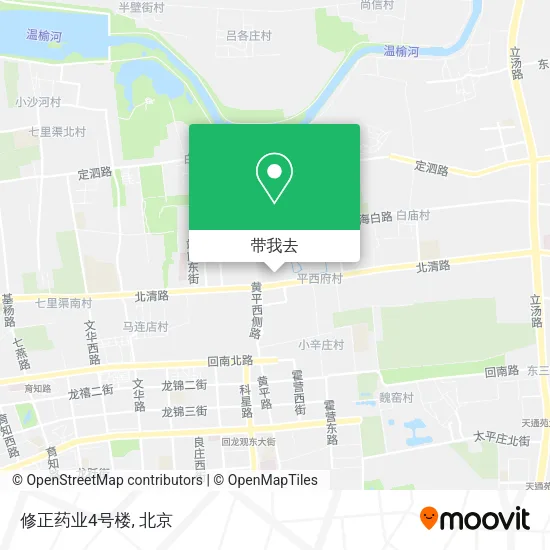 修正药业4号楼地图