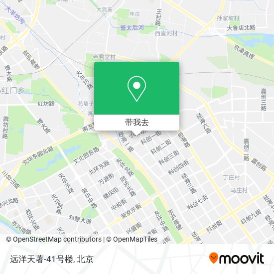 远洋天著-41号楼地图