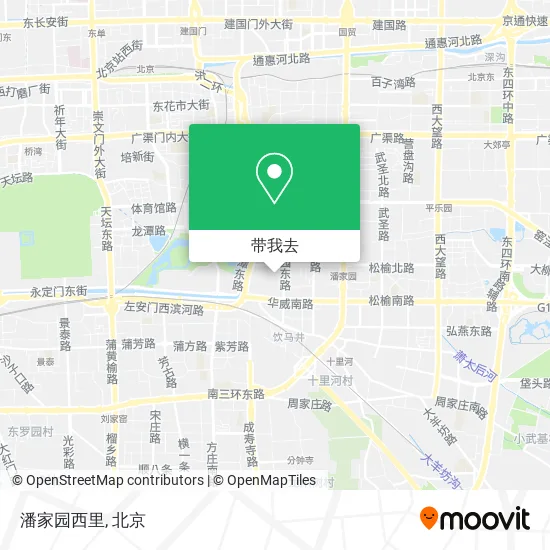 潘家园西里地图