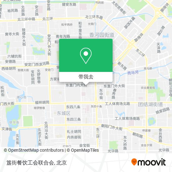 簋街餐饮工会联合会地图