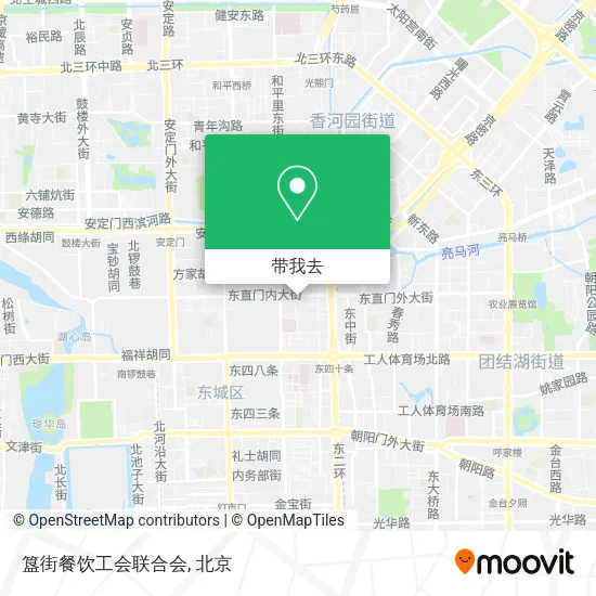 簋街餐饮工会联合会地图