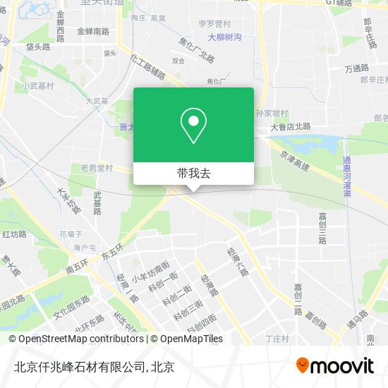 北京仟兆峰石材有限公司地图