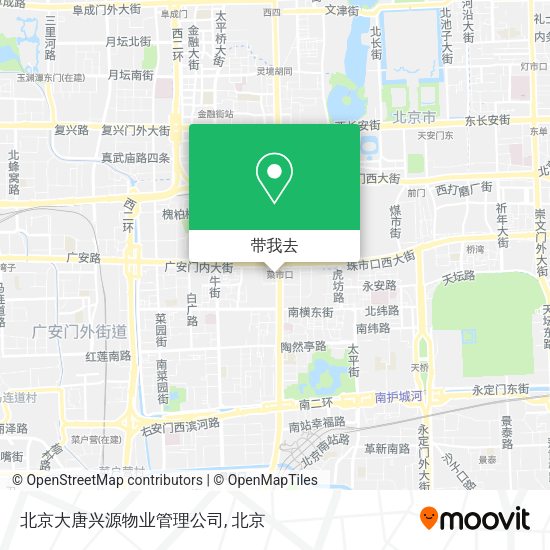 北京大唐兴源物业管理公司地图