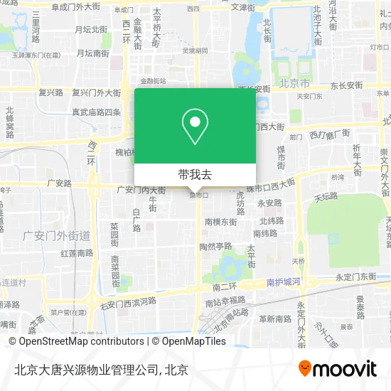 北京大唐兴源物业管理公司地图