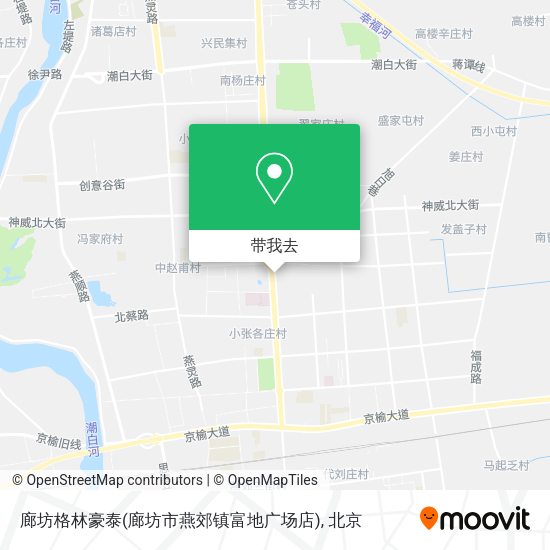 廊坊格林豪泰(廊坊市燕郊镇富地广场店)地图
