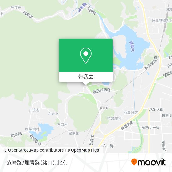范崎路/雁青路(路口)地图