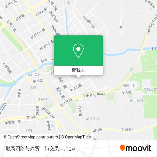 融商四路与兴贸二街交叉口地图