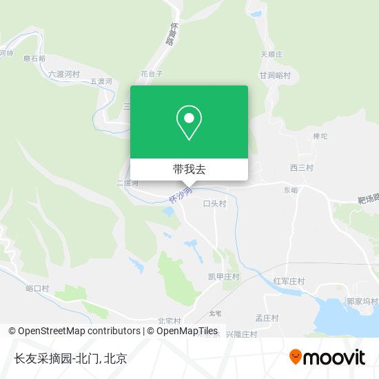 长友采摘园-北门地图